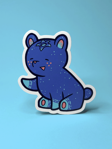 Bluebeary Wave 🫐 Single Sticker