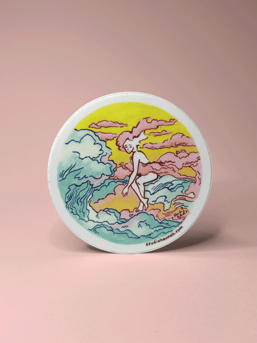 Cloud Bather 🌧️ Single Sticker