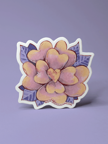 Petal Heart 🌸 Single Sticker